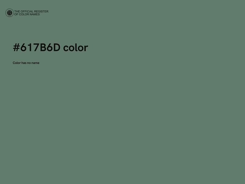 #617B6D color image