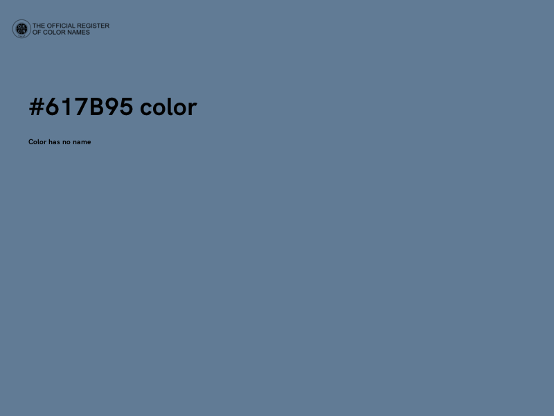 #617B95 color image