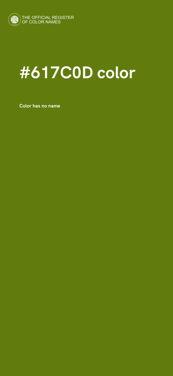 #617C0D color image