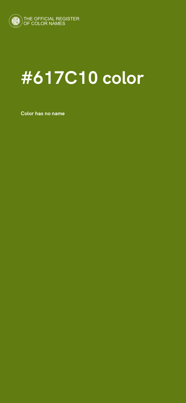 #617C10 color image