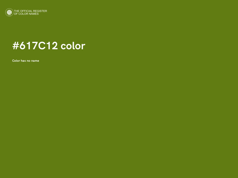 #617C12 color image