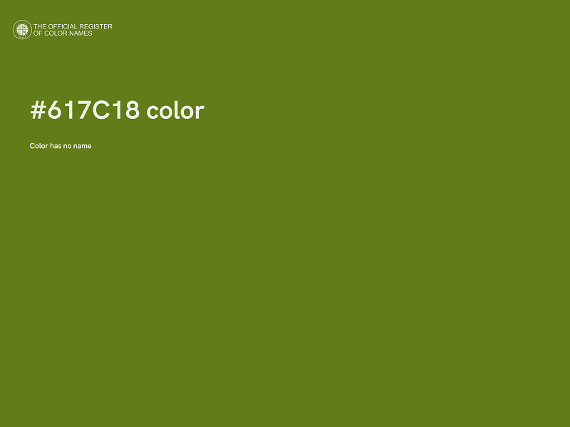 #617C18 color image