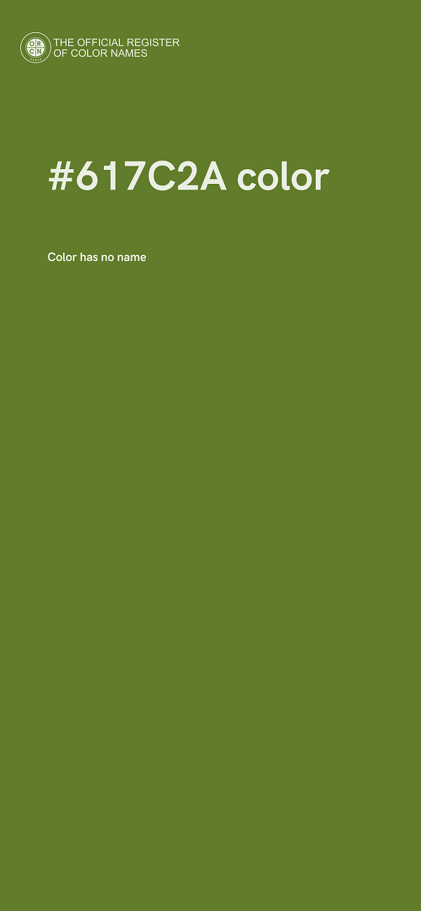 #617C2A color image