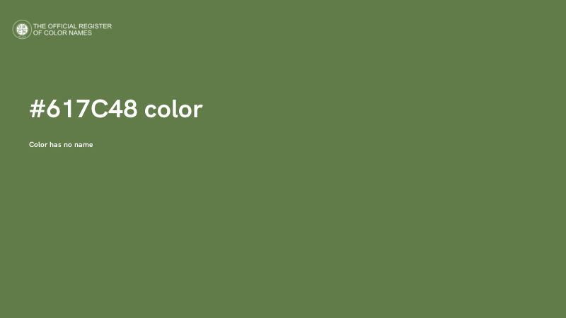 #617C48 color image
