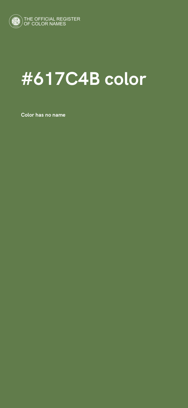 #617C4B color image
