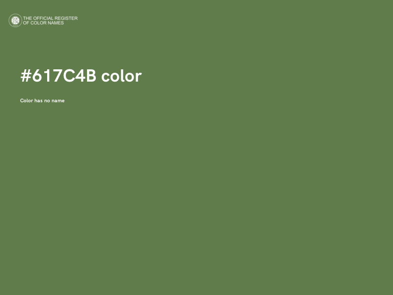 #617C4B color image