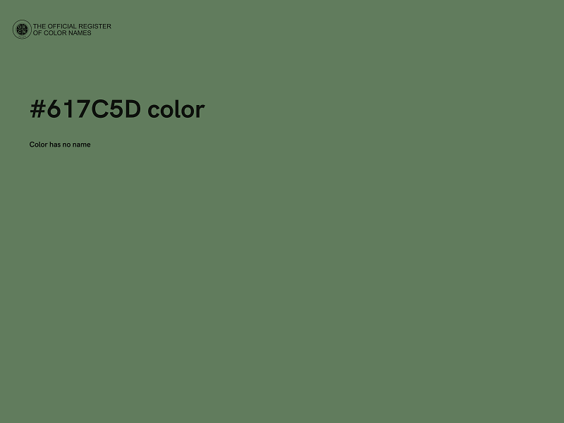 #617C5D color image