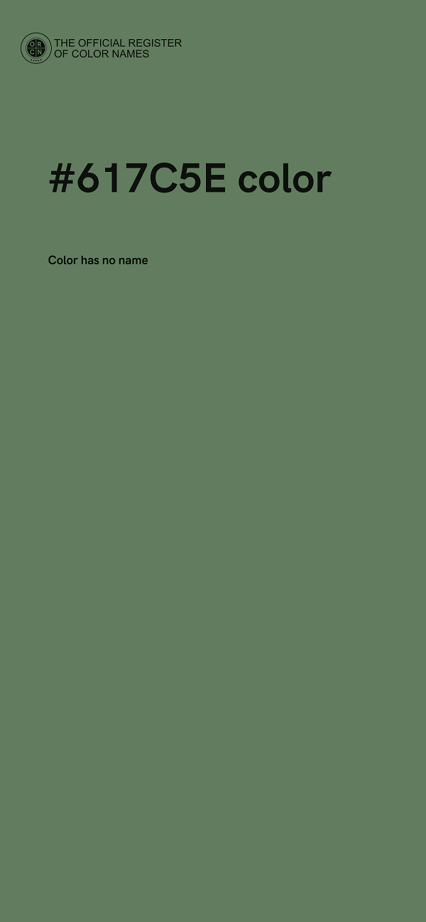 #617C5E color image