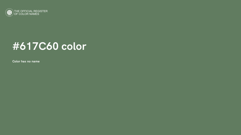#617C60 color image