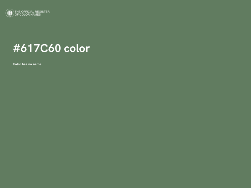 #617C60 color image