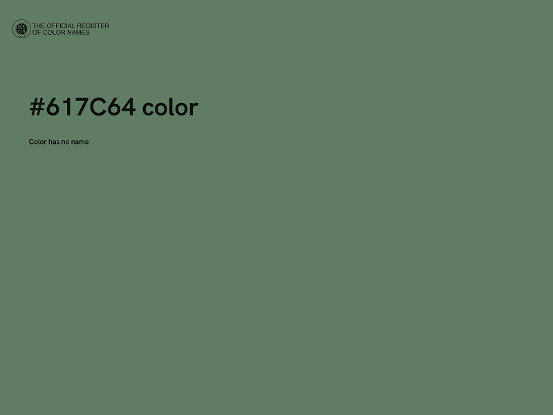 #617C64 color image