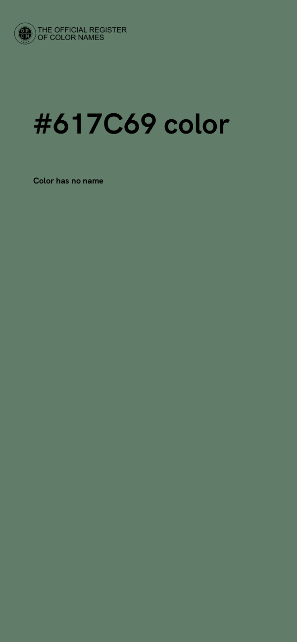 #617C69 color image
