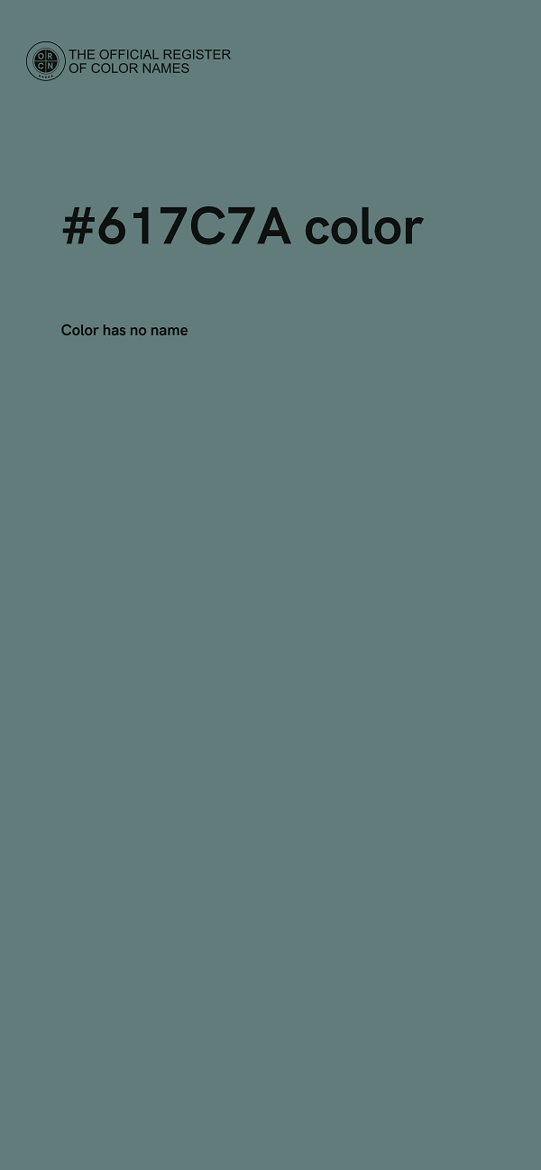 #617C7A color image