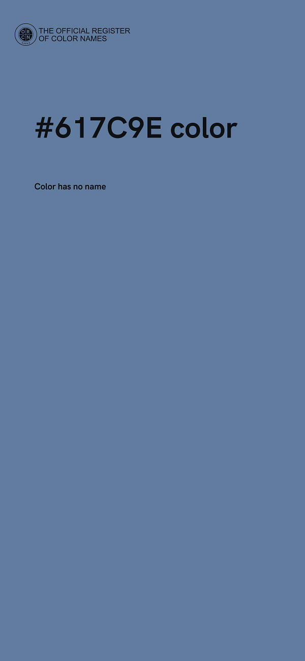 #617C9E color image