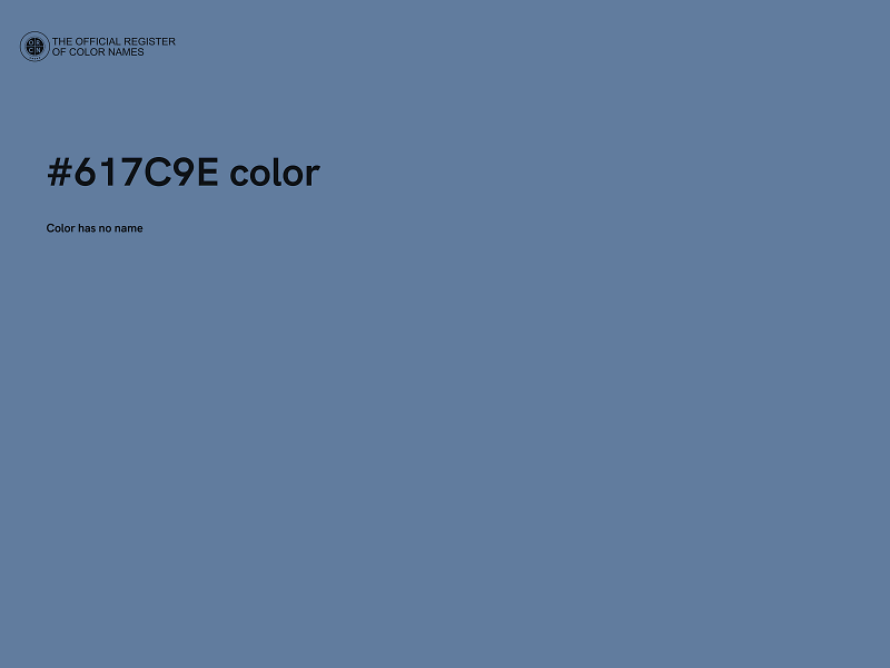 #617C9E color image