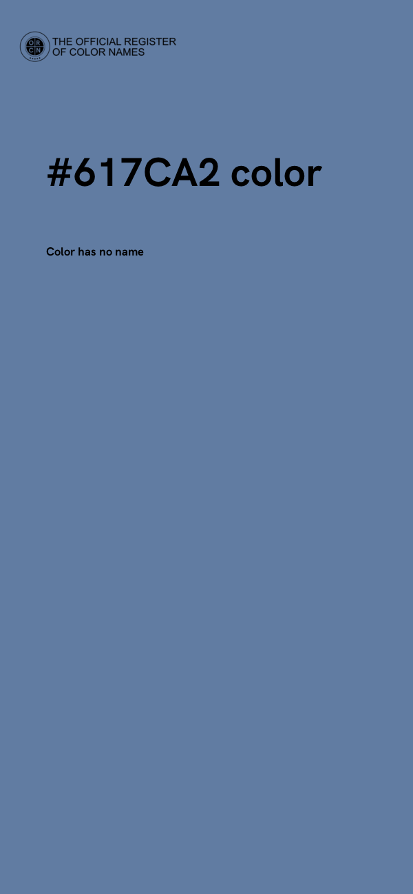 #617CA2 color image