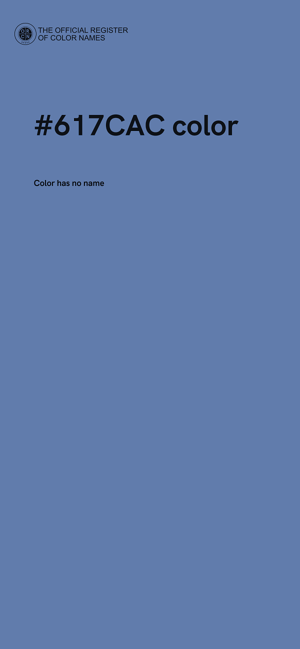 #617CAC color image