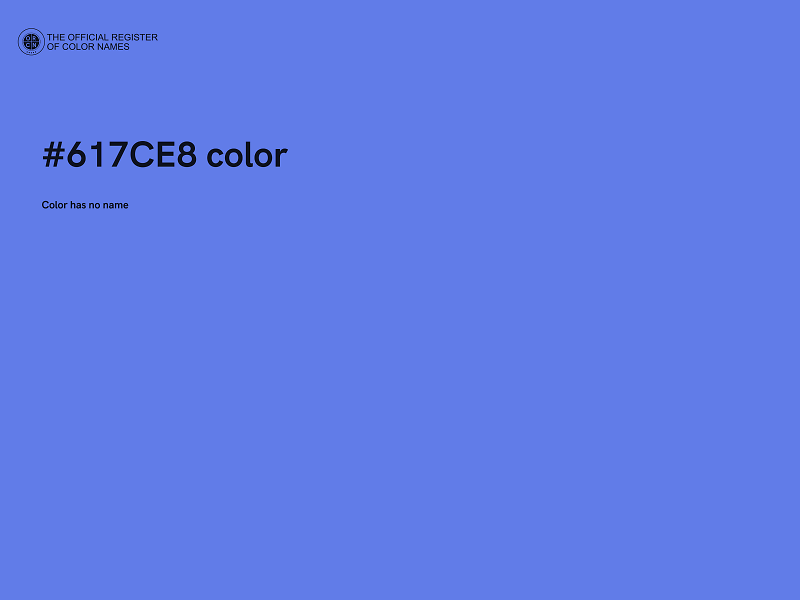 #617CE8 color image