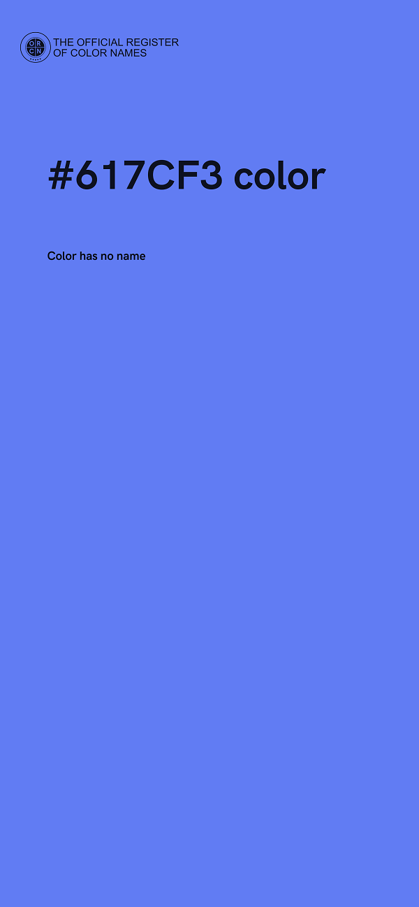 #617CF3 color image