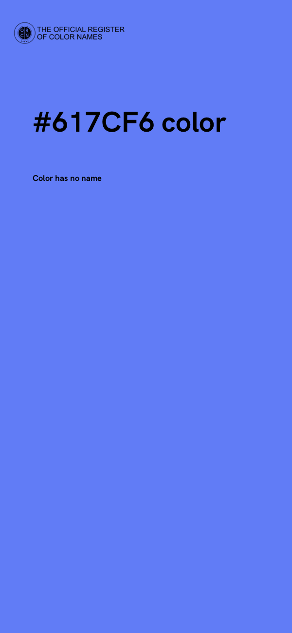 #617CF6 color image