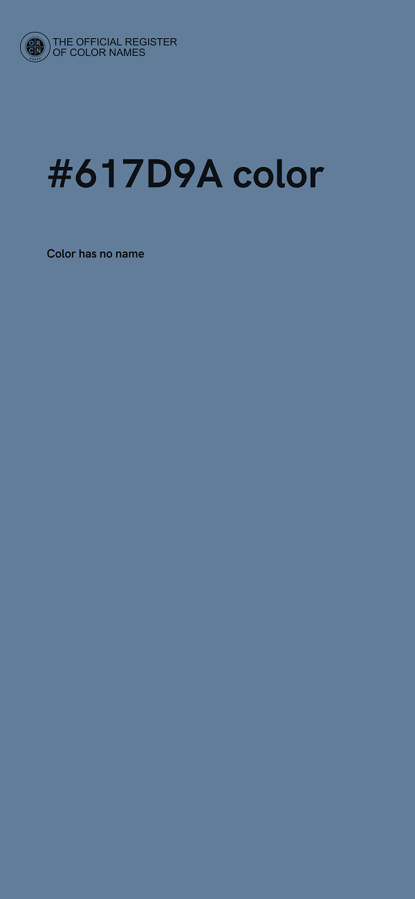 #617D9A color image