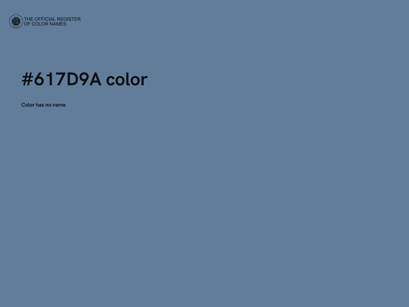 #617D9A color image
