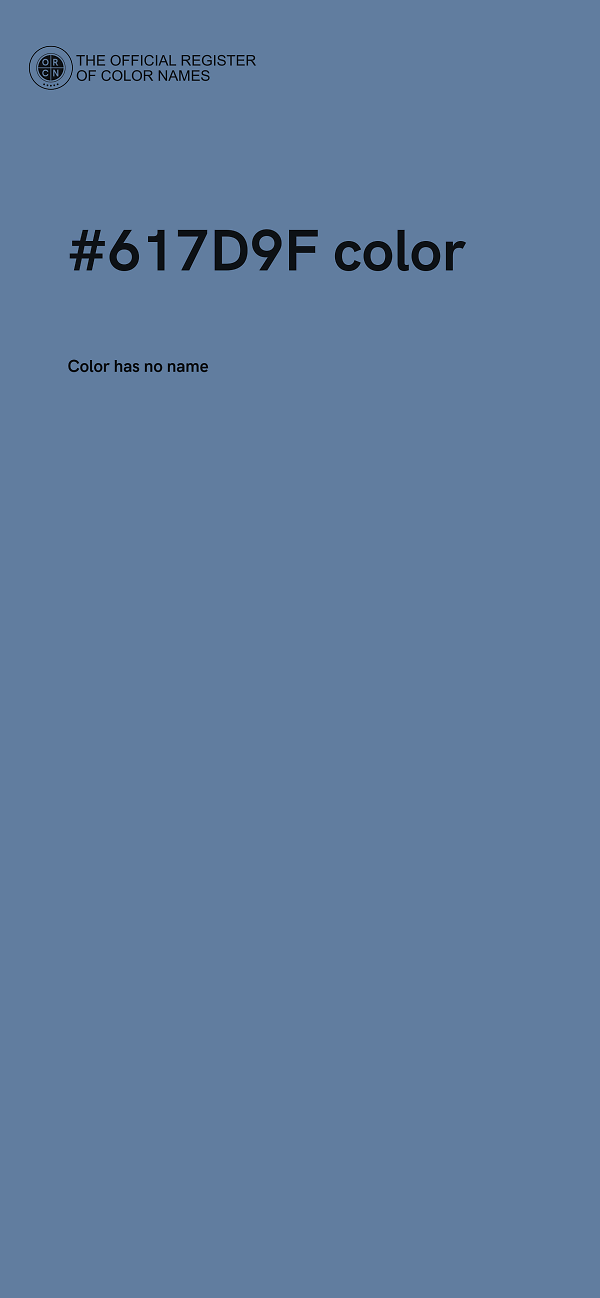 #617D9F color image