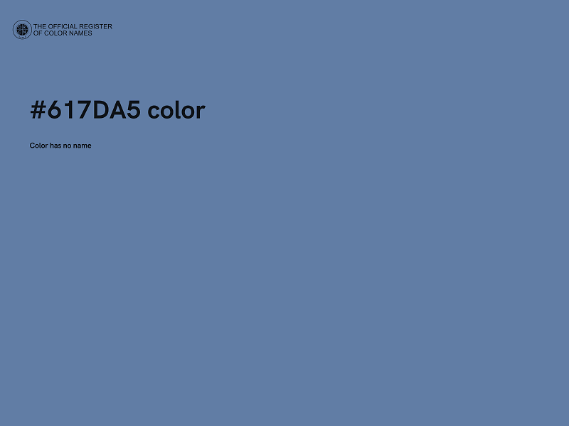 #617DA5 color image