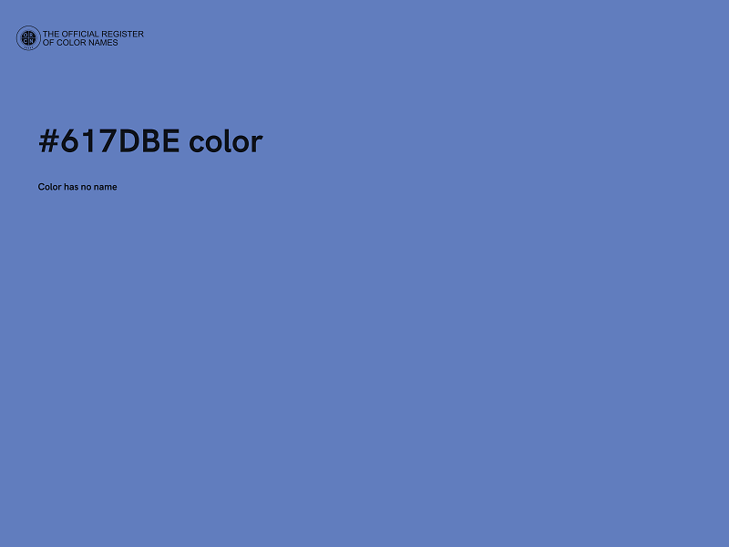 #617DBE color image