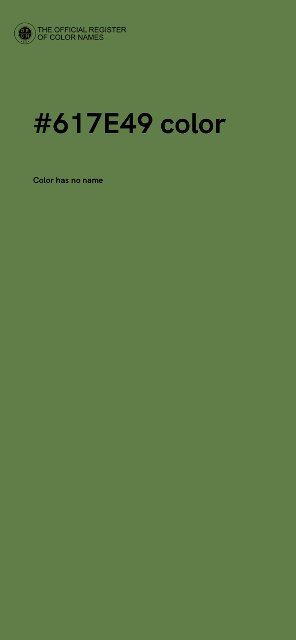 #617E49 color image