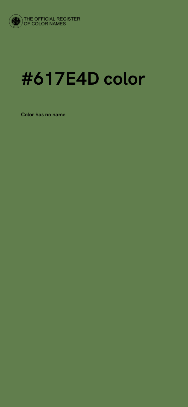 #617E4D color image