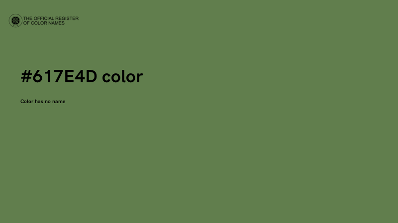 #617E4D color image