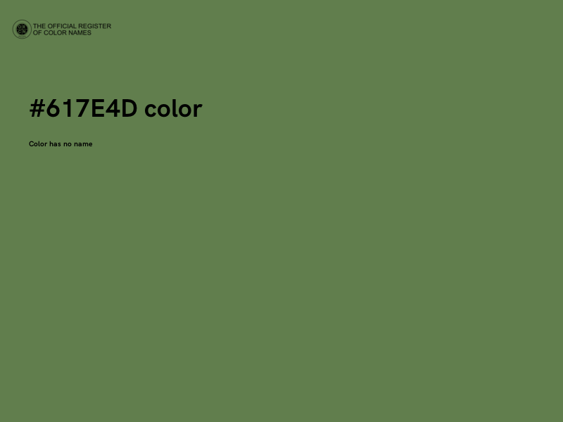 #617E4D color image