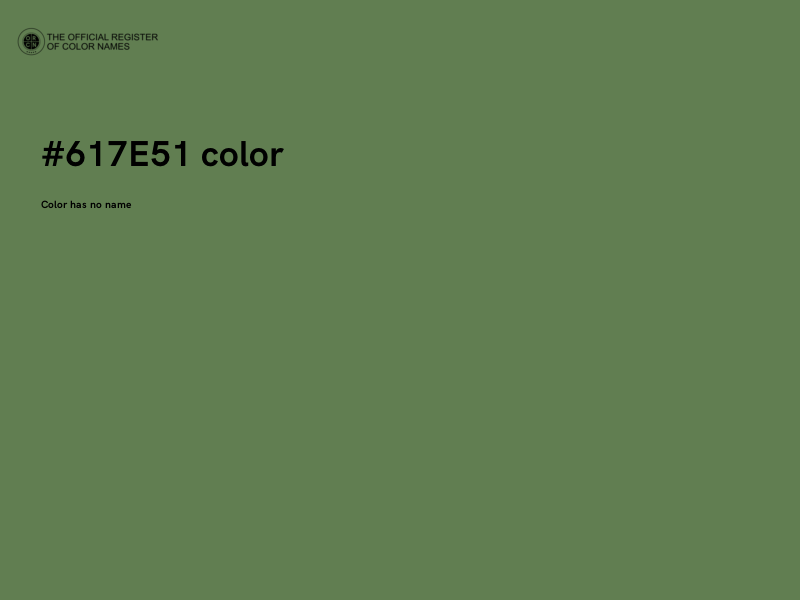 #617E51 color image