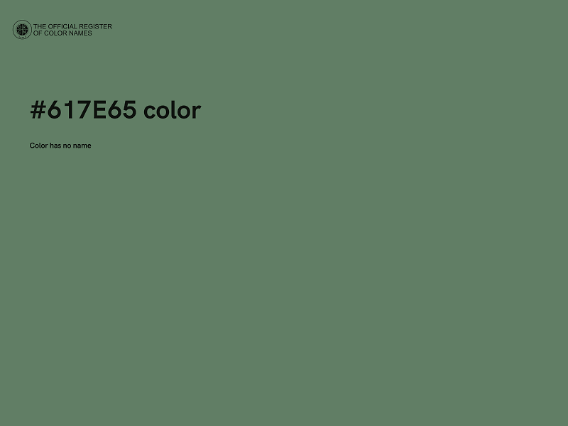 #617E65 color image