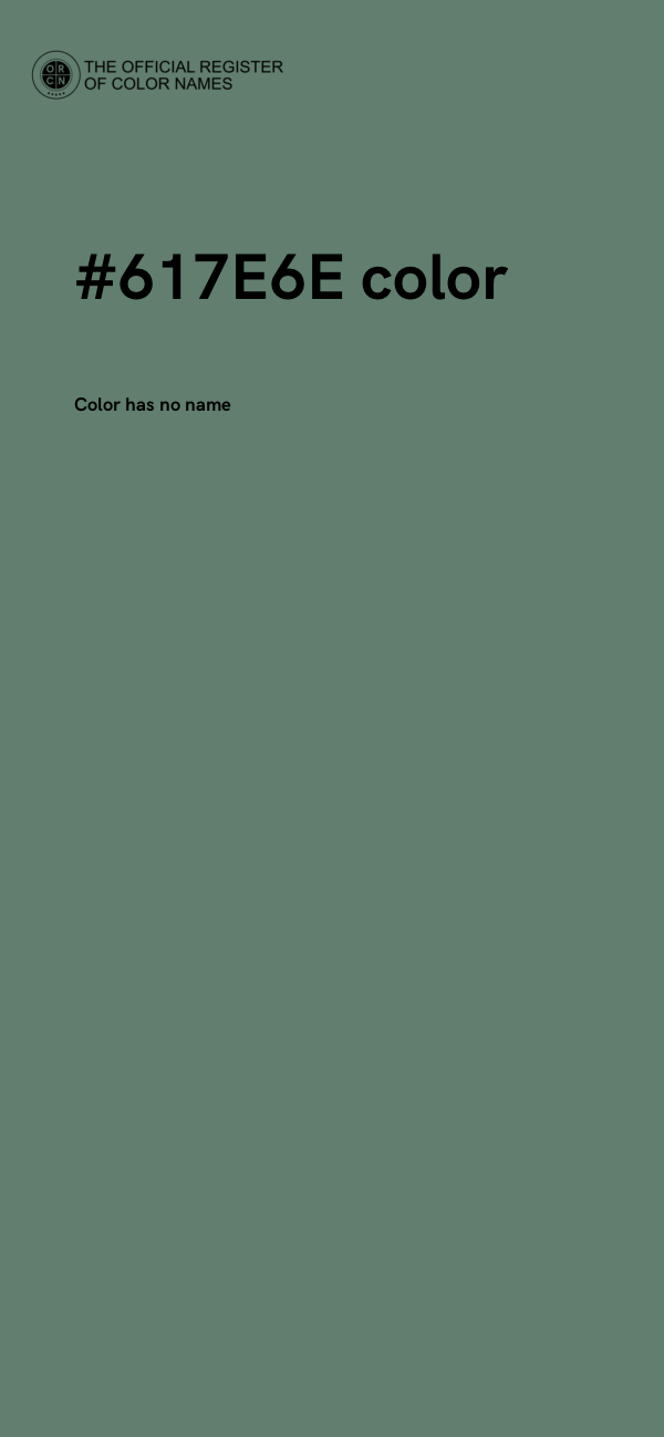 #617E6E color image