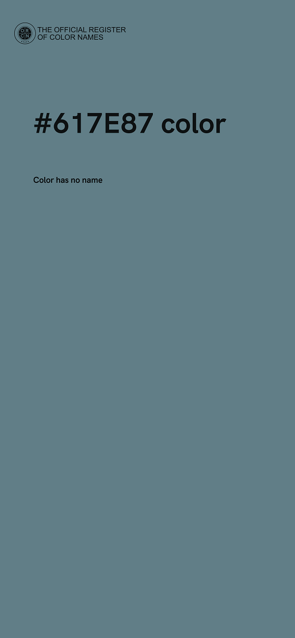 #617E87 color image