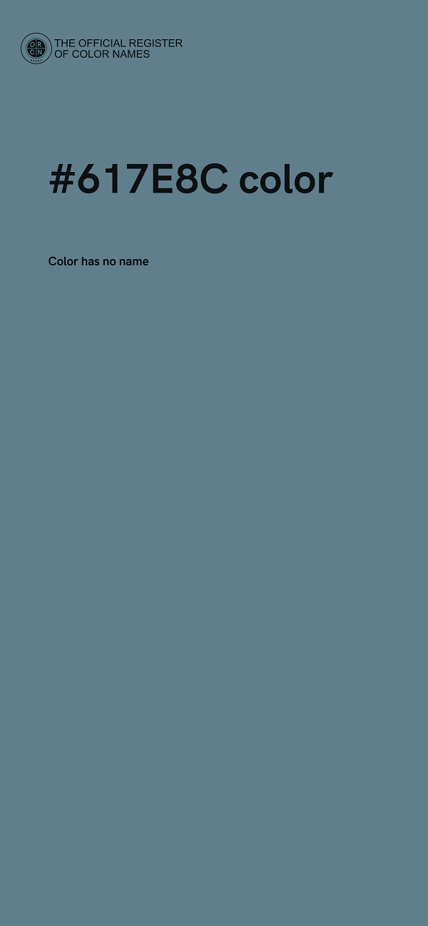 #617E8C color image