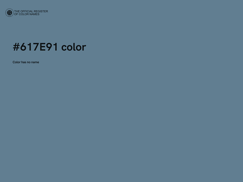 #617E91 color image