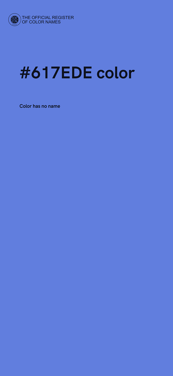 #617EDE color image