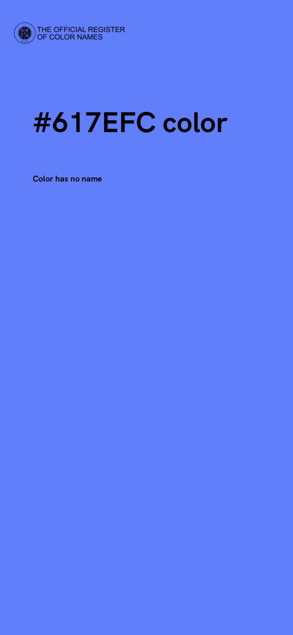 #617EFC color image