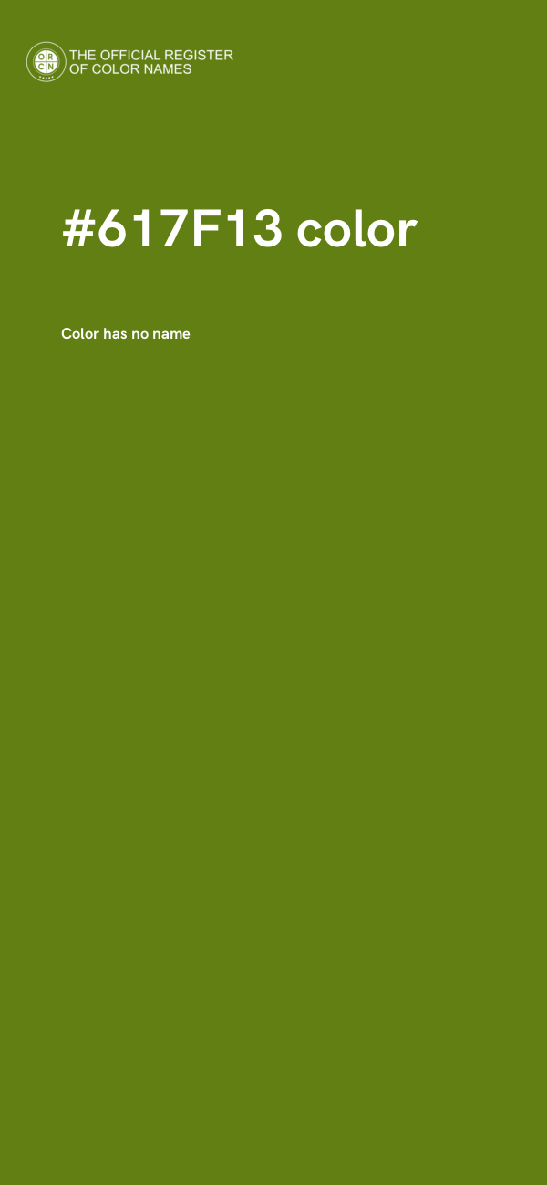 #617F13 color image