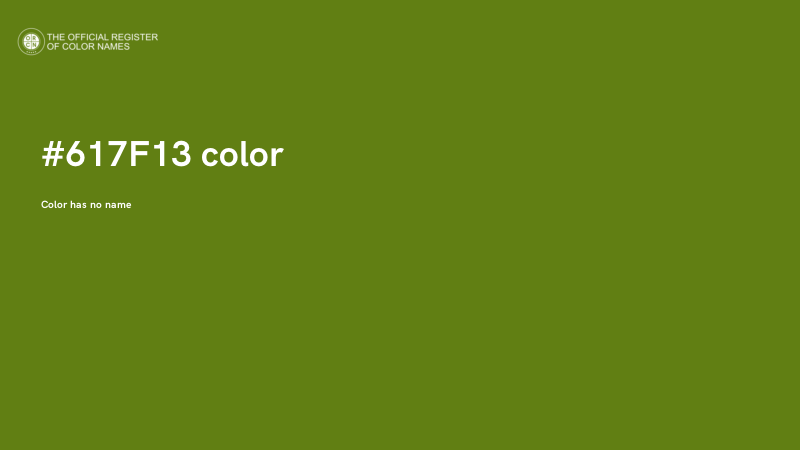 #617F13 color image