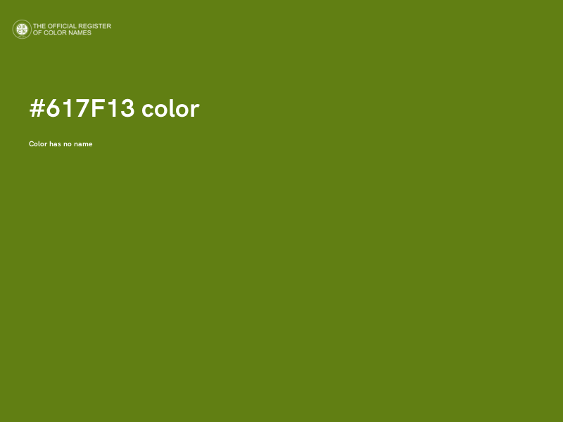 #617F13 color image