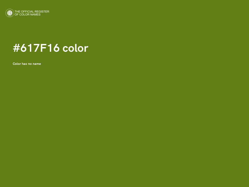 #617F16 color image