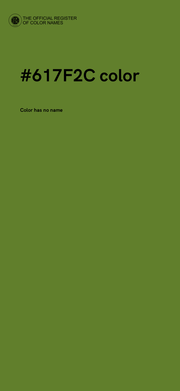 #617F2C color image