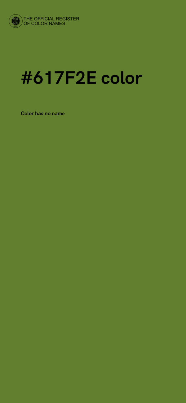 #617F2E color image