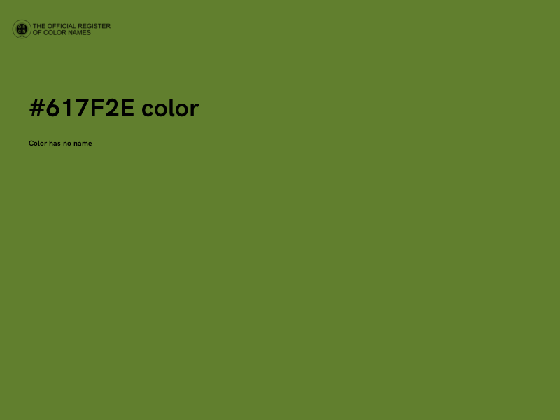 #617F2E color image