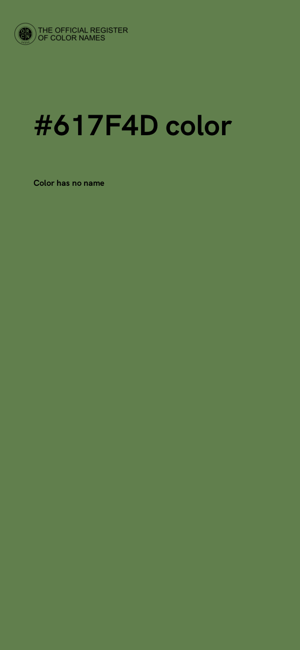 #617F4D color image
