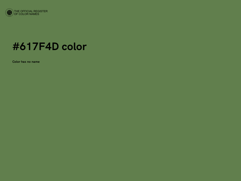 #617F4D color image